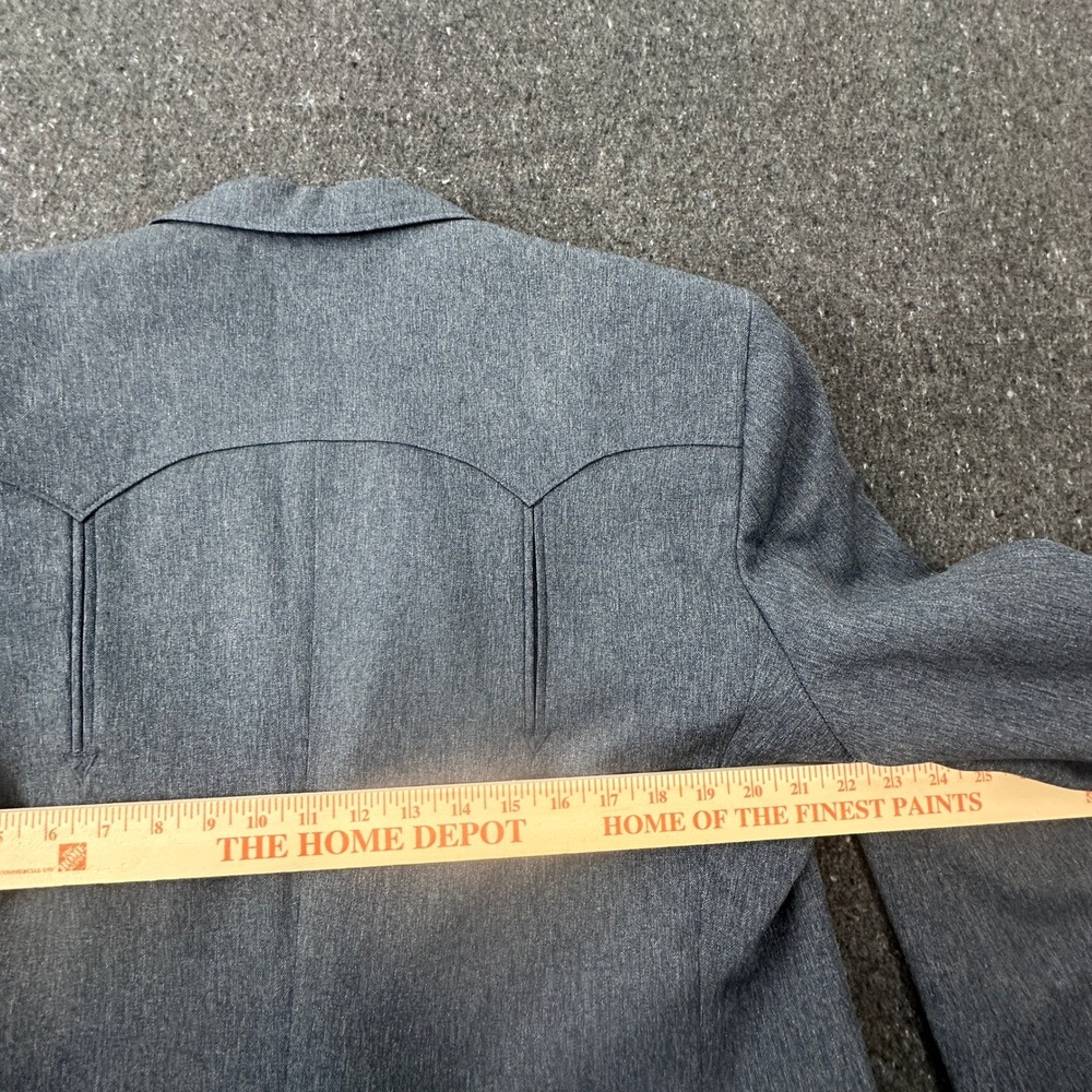 Circle S Dallas Texas Boise Western Suit 46L Charcoal Gray Jacket 38W Trousers - Picture 10 of 16